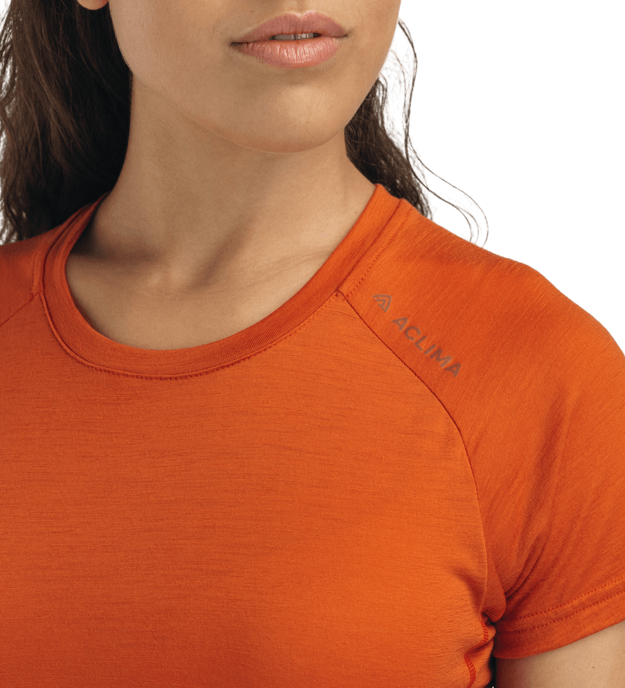 LightWool 140 Trail Tee W's Apricot Orange, view: 2