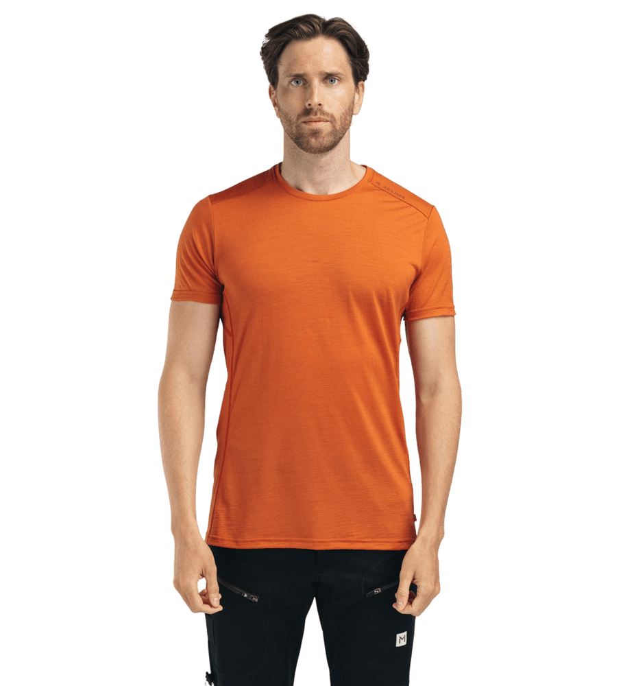 productCard.productImage: LightWool 140 Trail Tee M's Apricot Orange