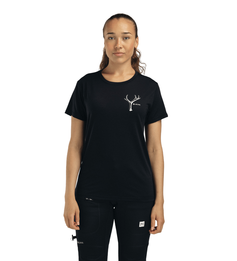 productCard.productImage: LightWool Tee Print Horn W's Jet Black