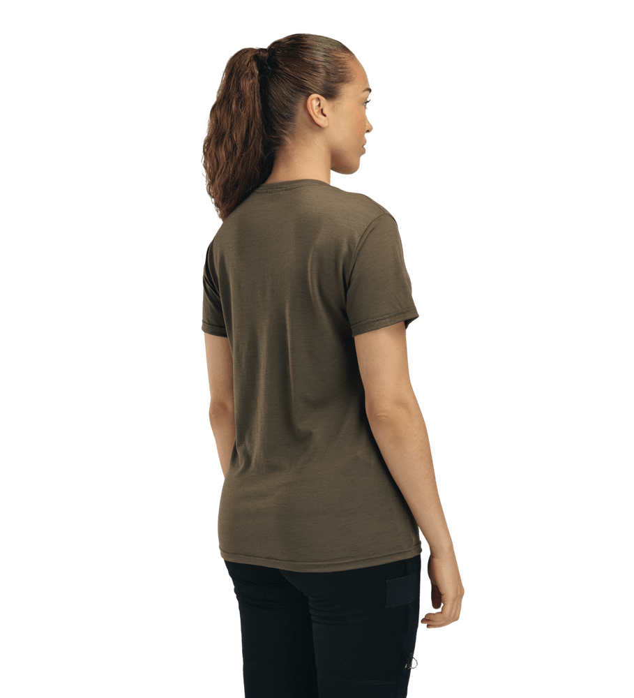 LightWool Tee Print Horn W's Tarmac, view: 1