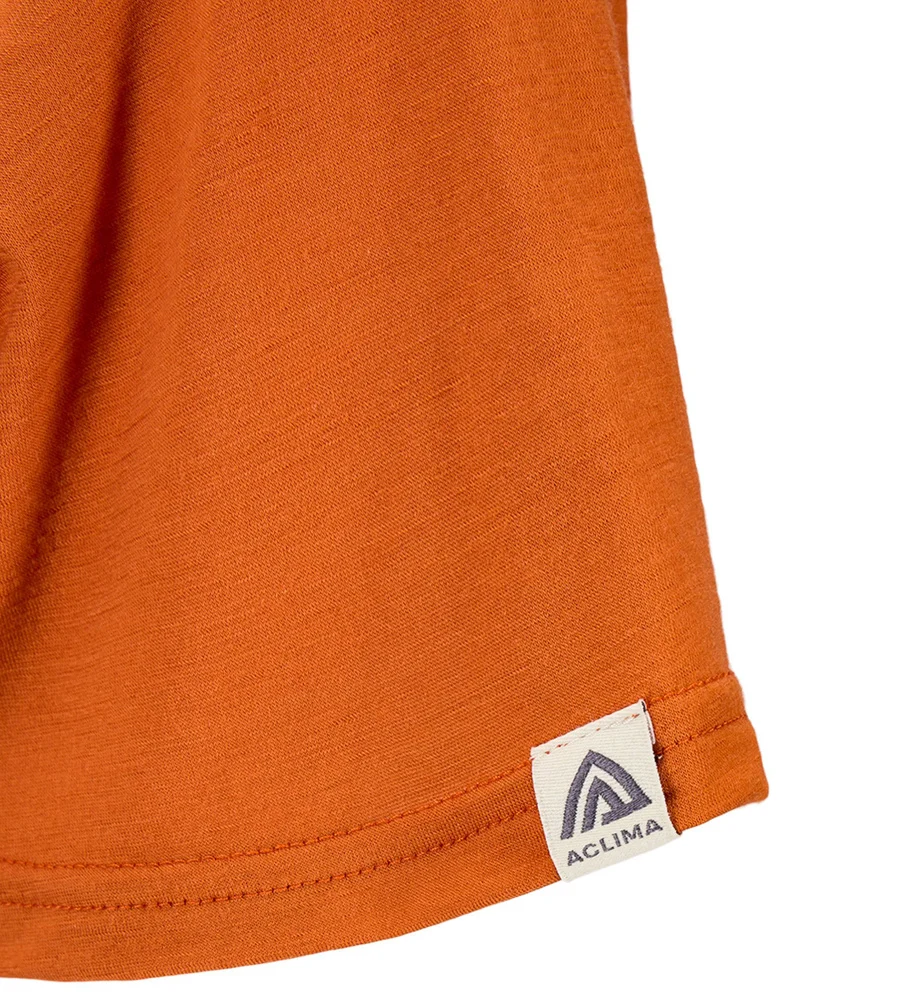 LightWool Tee Print Horn W's Apricot Orange, view: 5