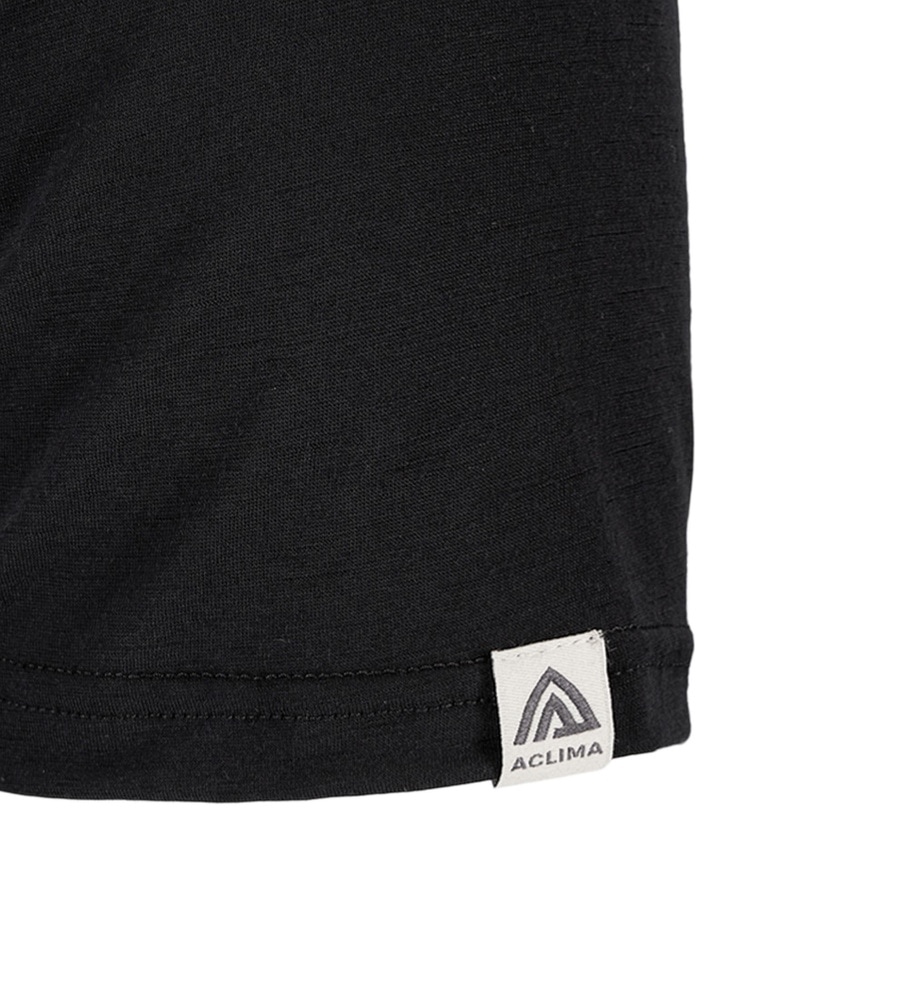 LightWool Tee Print Horn M's Jet Black, view: 6