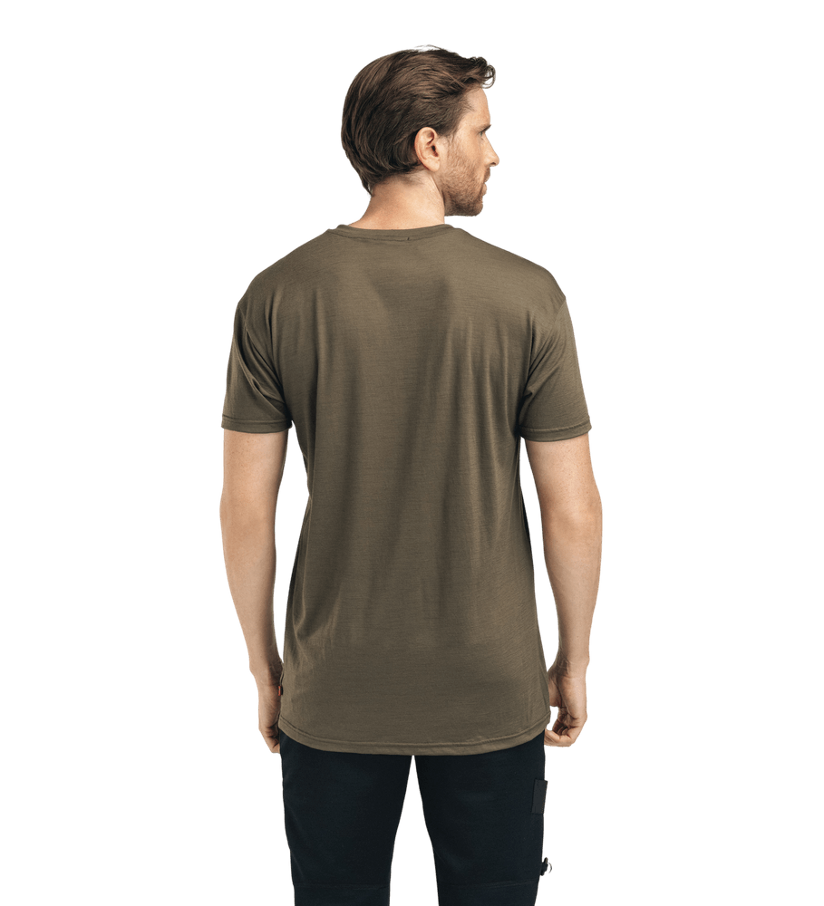 LightWool Tee Print Horn M's Tarmac, view: 1