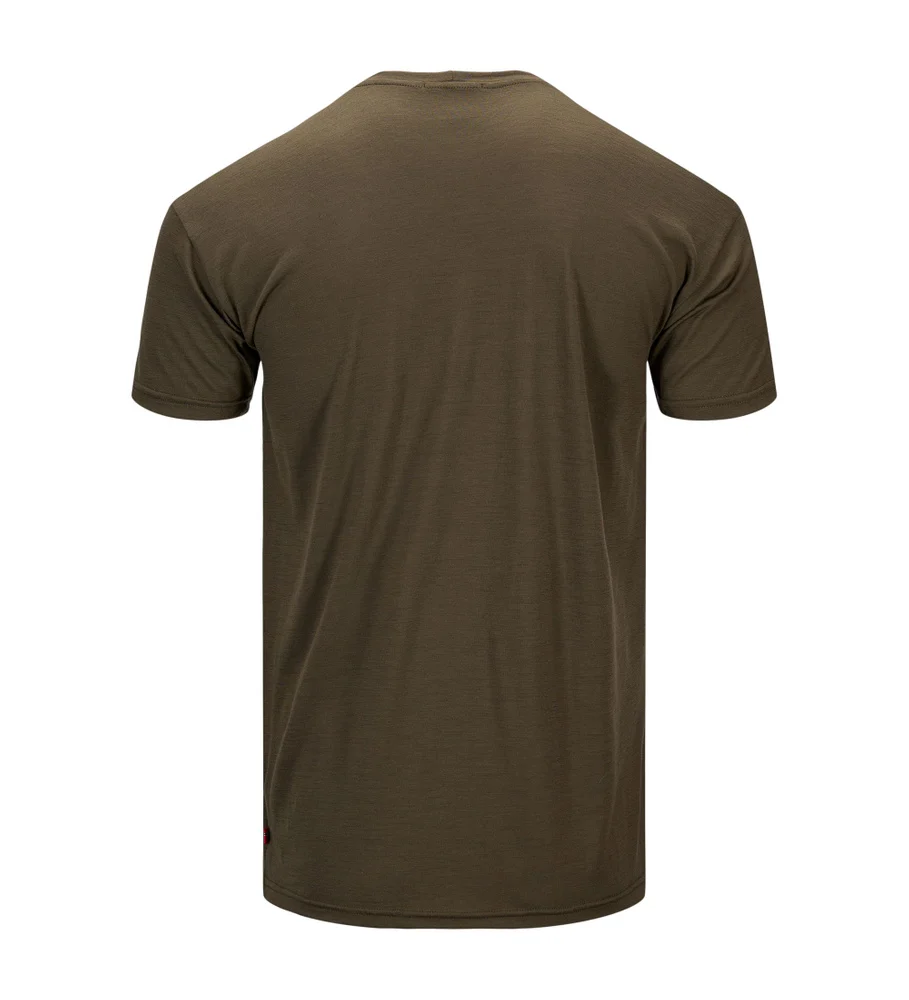 LightWool Tee Print Horn M's Tarmac, view: 4