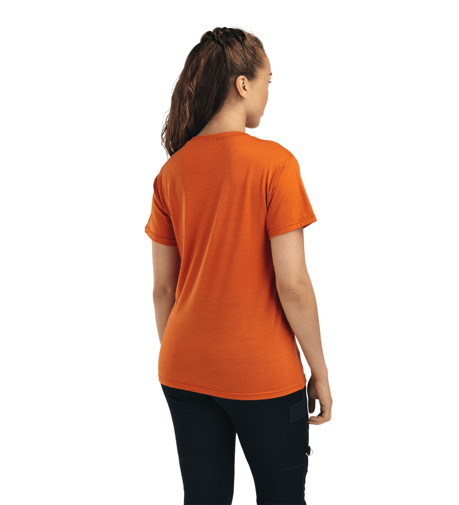 LightWool 140 Classic Tee Mountain W's Apricot Orange, view: 1