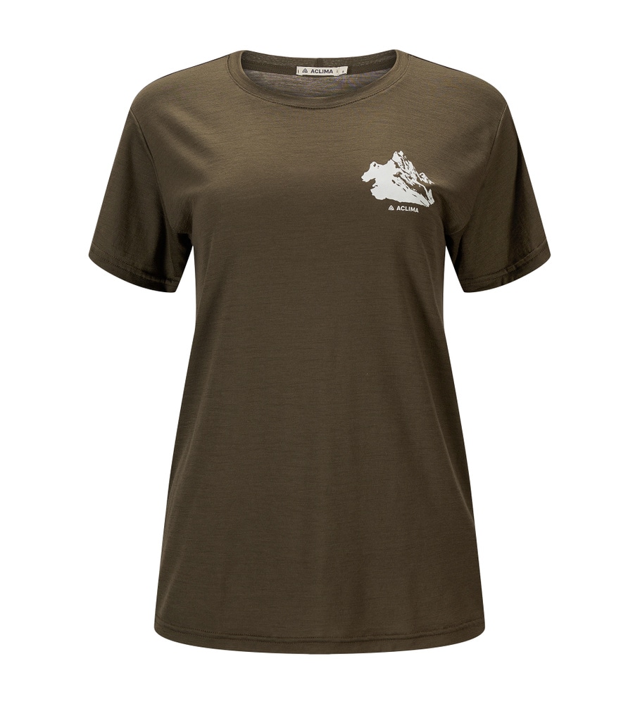 LightWool Tee Mountain W's Tarmac, view: 5