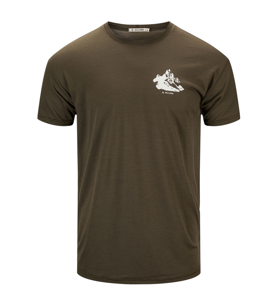 LightWool Tee Mountain M's Tarmac, view: 3