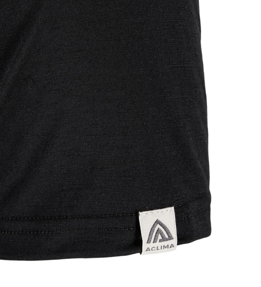 LightWool Tee Mountain M's Jet Black, view: 5