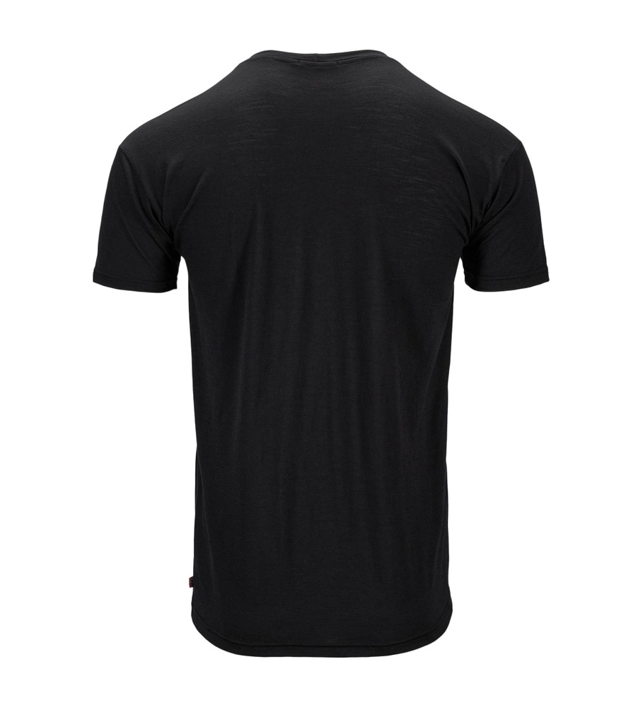 LightWool Tee Mountain M's Jet Black, view: 4