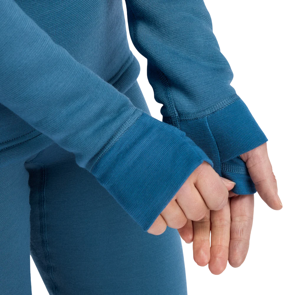 FleeceWool V2 Polo w/ zip W's Blue Fusion, view: 4