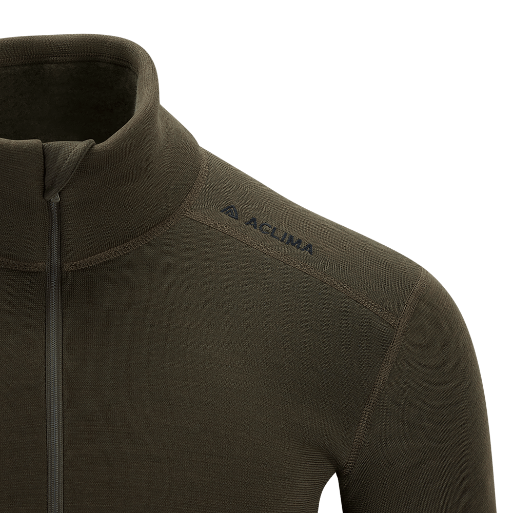 FleeceWool Polo w/ zip M's Tarmac, view: 7