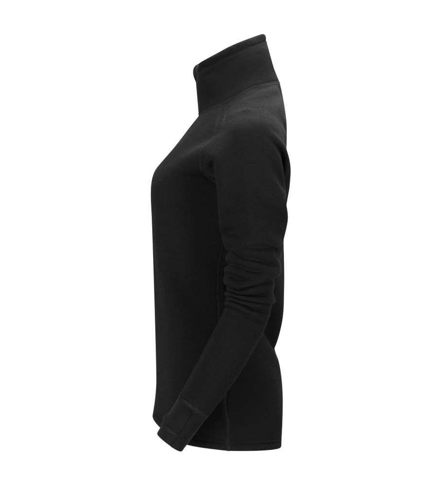 FleeceWool Polo w/ zip M's Jet Black, view: 6