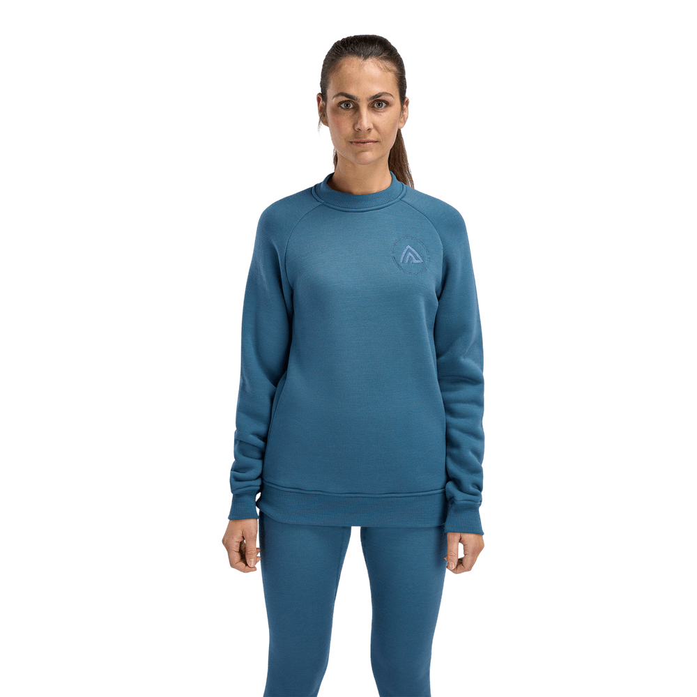 FleeceWool Crewneck W's Blue Fusion, view: 1