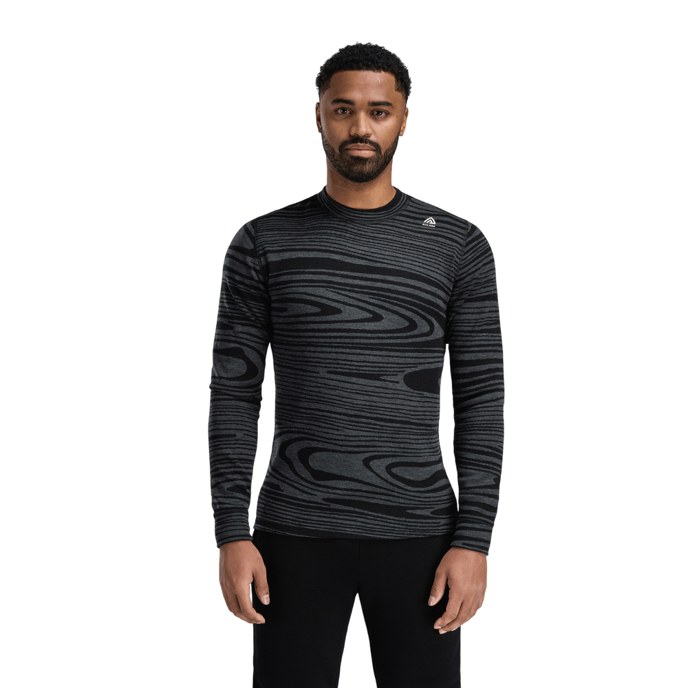 WarmWool Motion Crewneck M's Black Motion, view: 1
