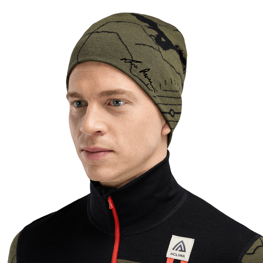 WarmWool Lars Monsen Beanie U Tarmac Femunden, view: 1