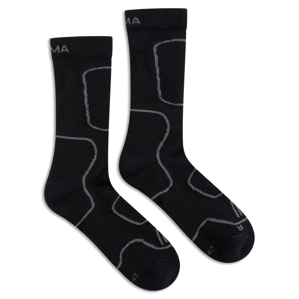 Cross Country Wool Socks Jet Black, view: 1