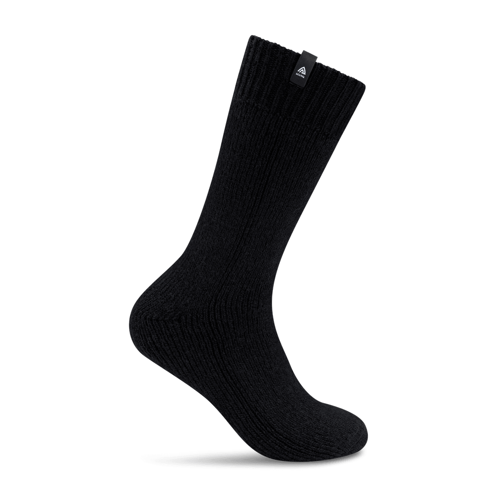 Heavy Wool Socks Jet Black, view: 1