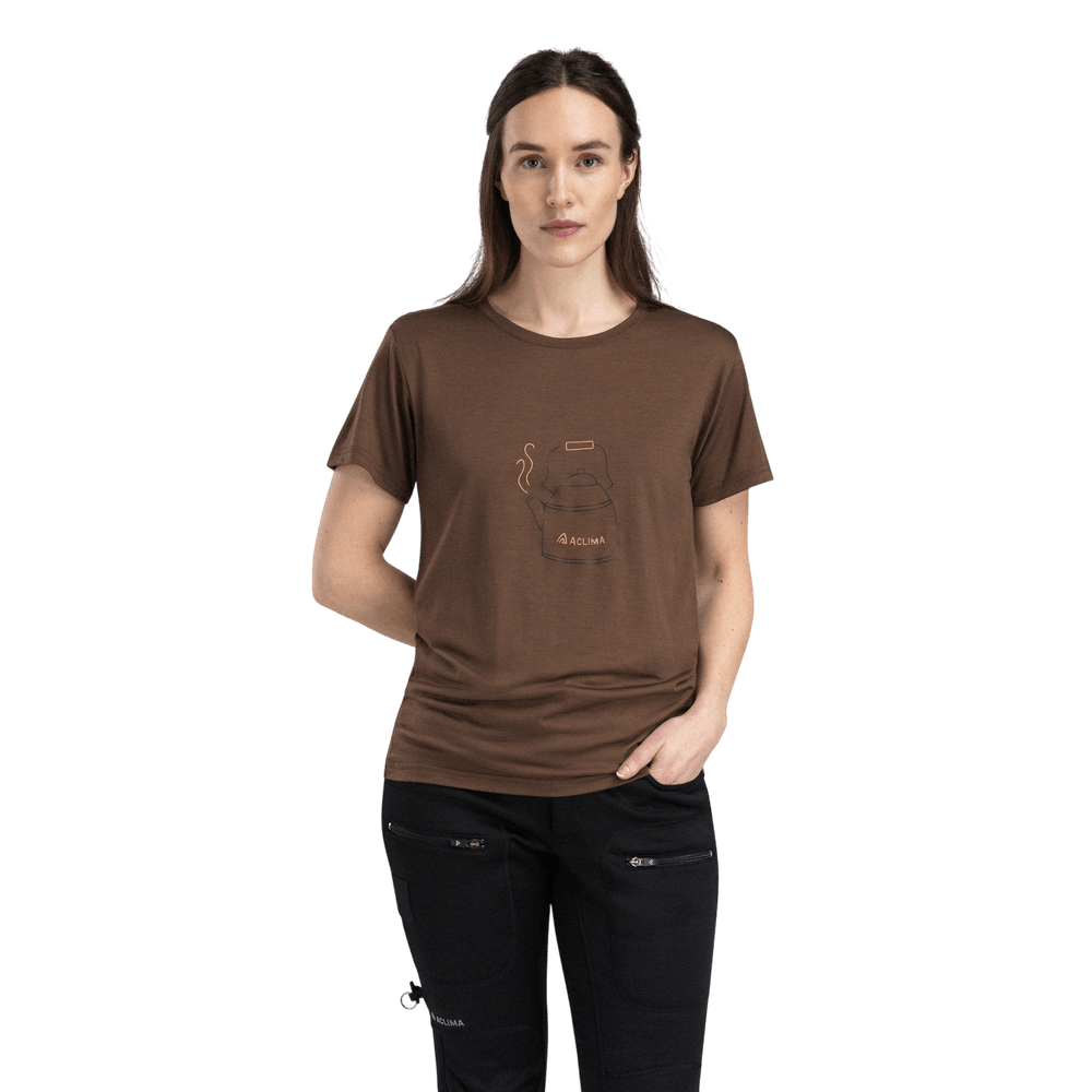 productCard.productImage: LightWool 140 Classic Tee Kettle W's Dark Earth