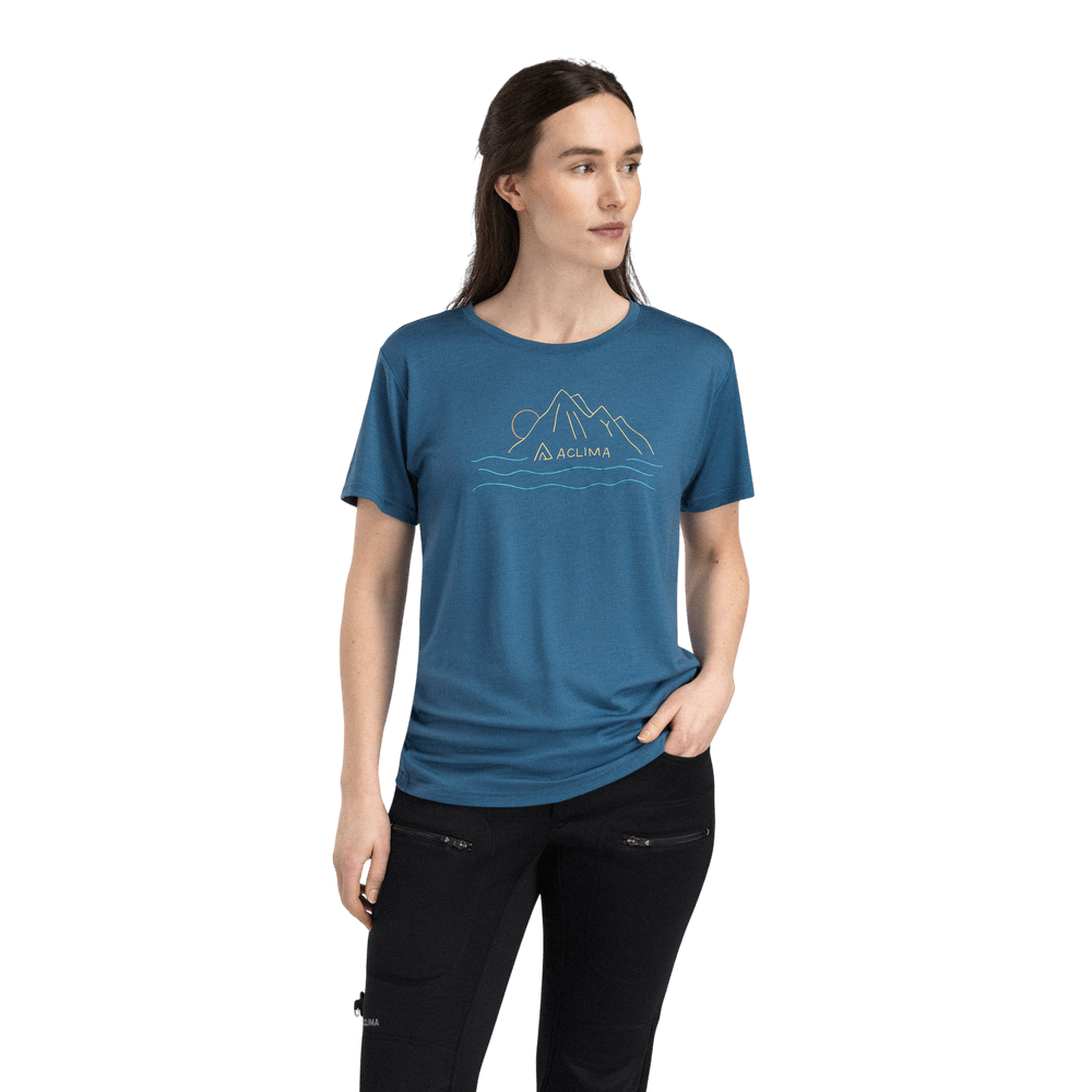 productCard.productImage: LightWool 140 Classic Tee Sunset W's Blue Fusion