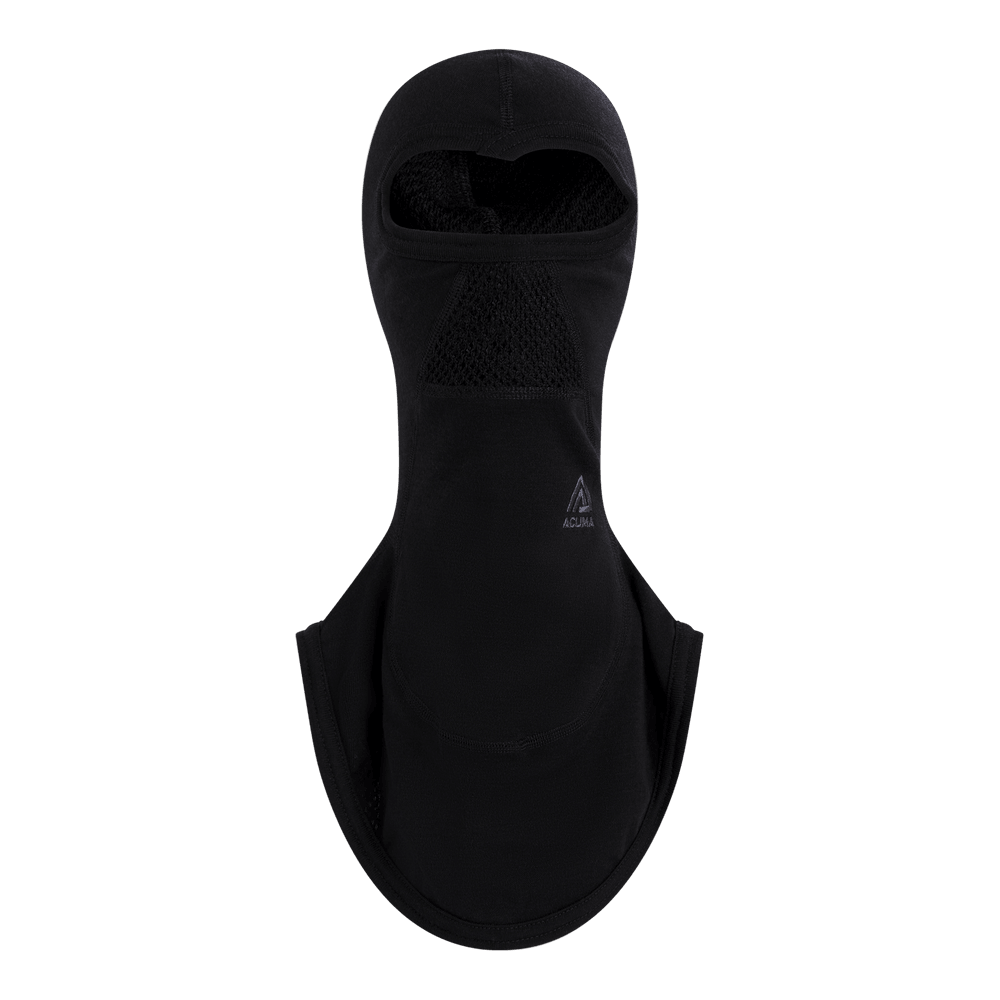 DoubleWool Balaclava Jet Black, view: 1
