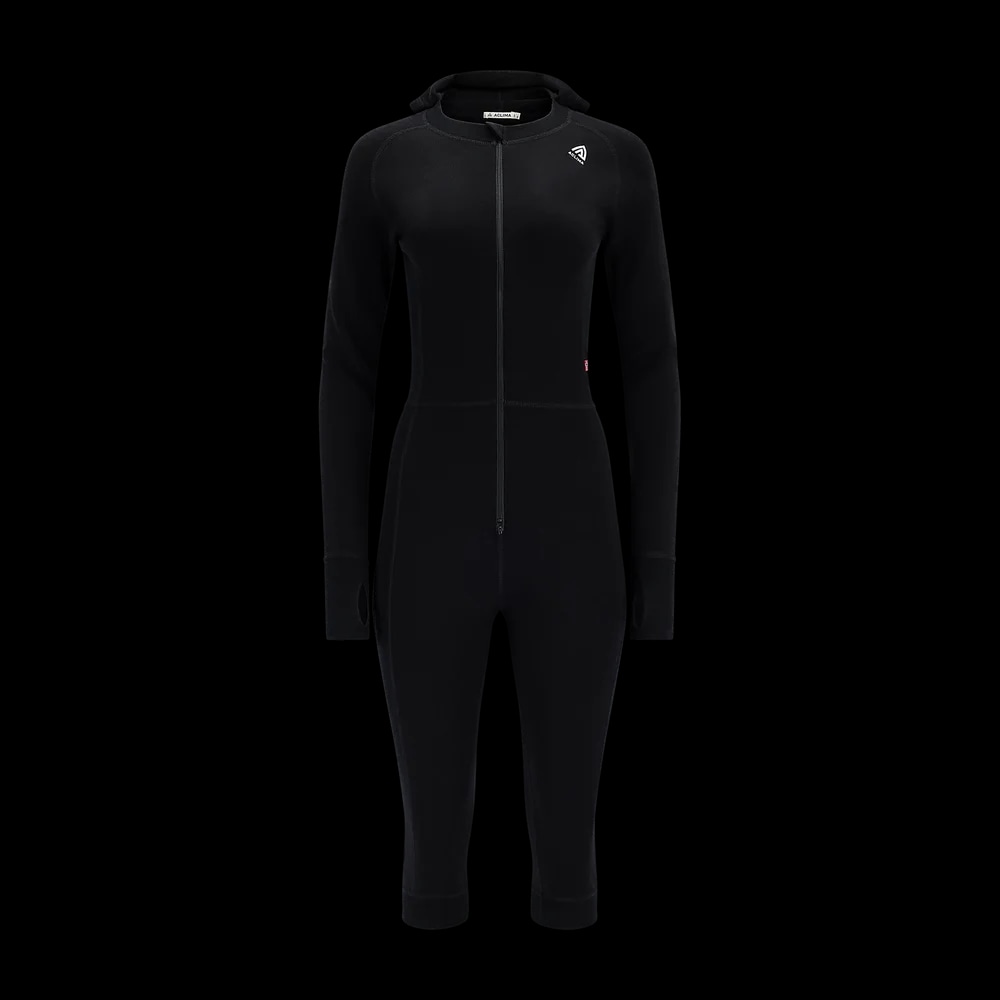 WarmWool Overall 3/4 W's Jet Black, view: 1