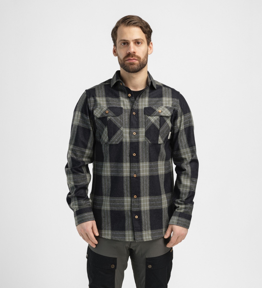 Check Dark Grey / Salvia