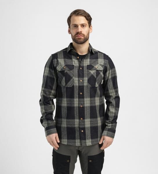 Check Dark Grey / Salvia