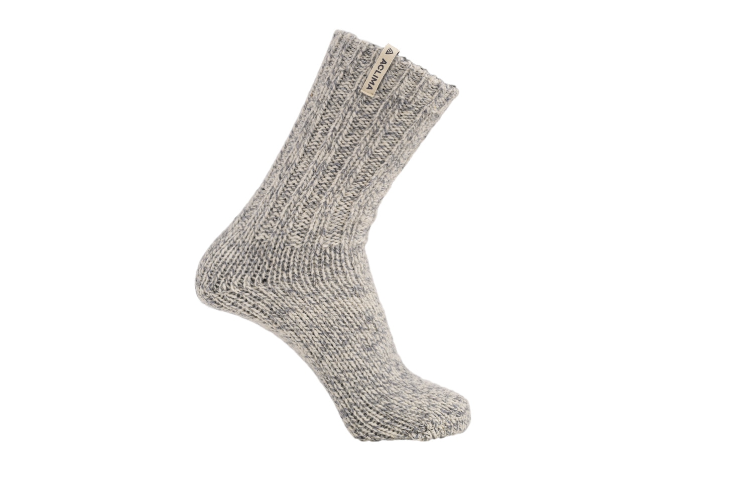 Norwegian Wool Socks Grey/Red, view: 1