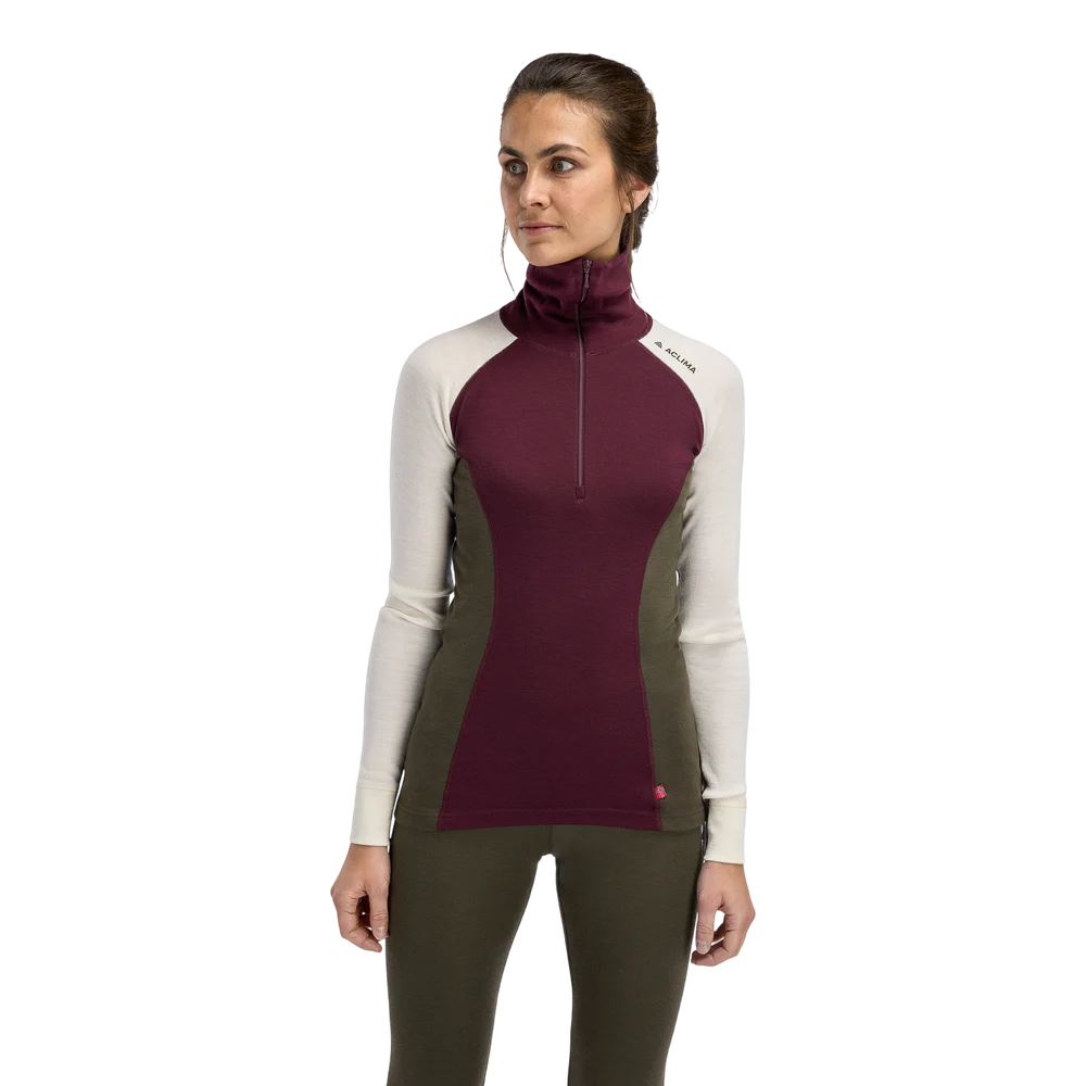 WarmWool Polo W's Fig/Tarmac/Nature, view: 1