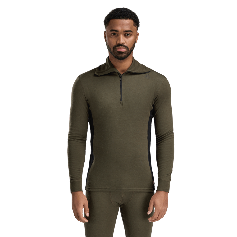 WarmWool Polo M's Tarmac/Jet Black, view: 1