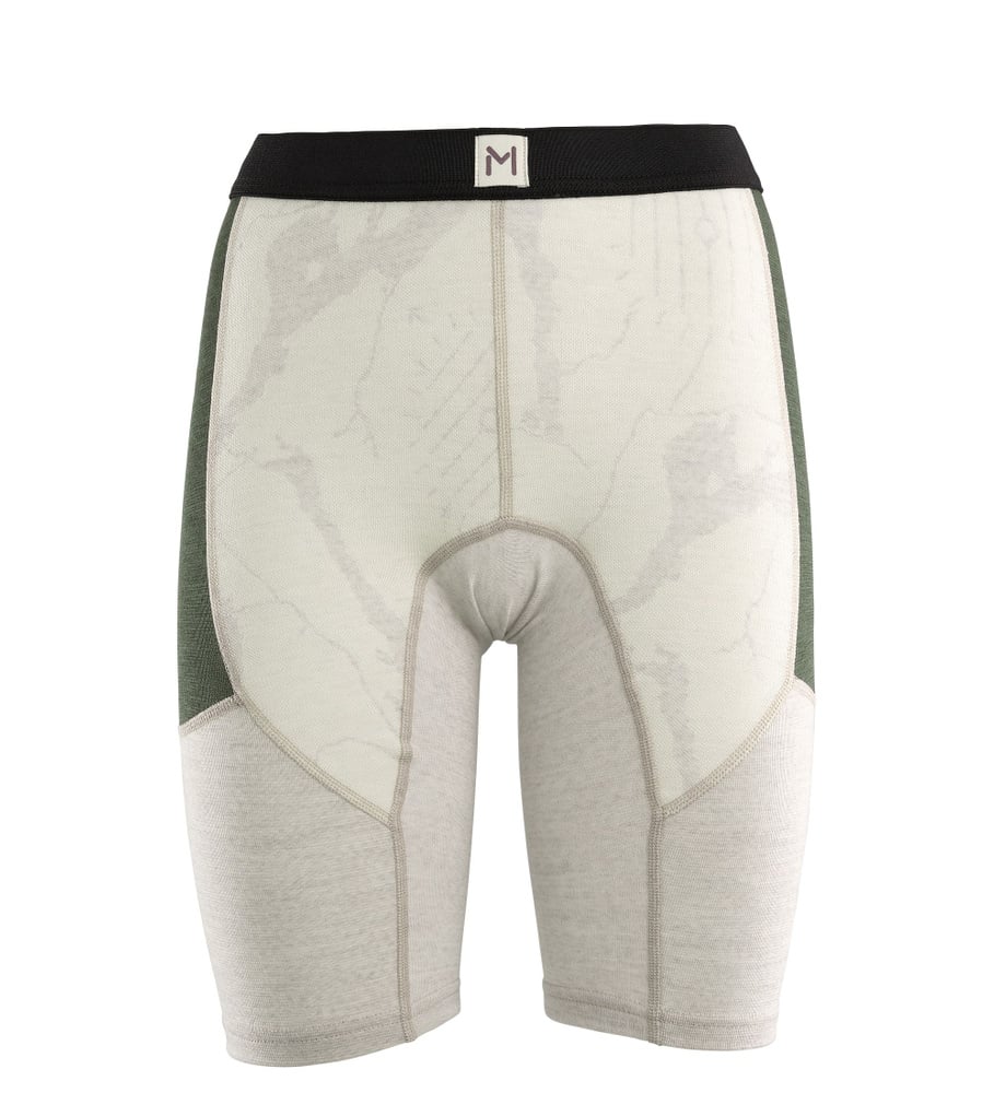 productCard.productImage: Lars Monsen Femunden Shorts W's Beige Melang/Olive Night/Femunden Light