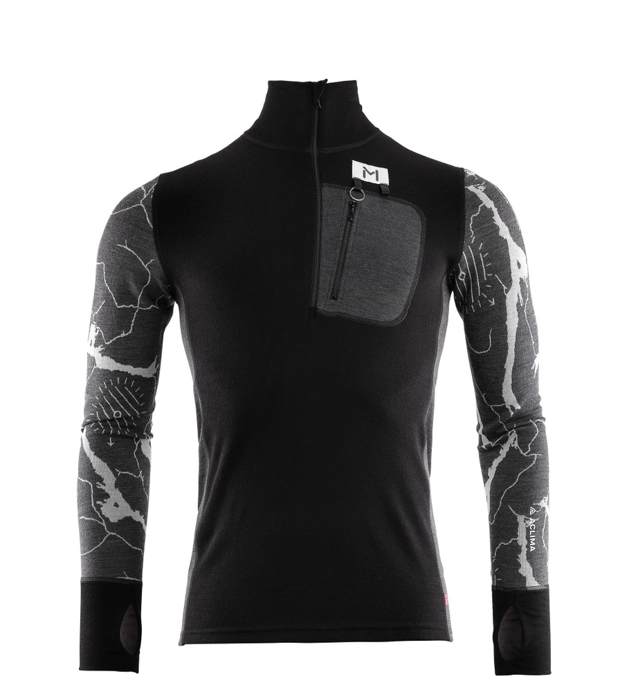 productCard.productImage: Lars Monsen Femunden Polo M's Jet Black/Marengo/Femunden Dark