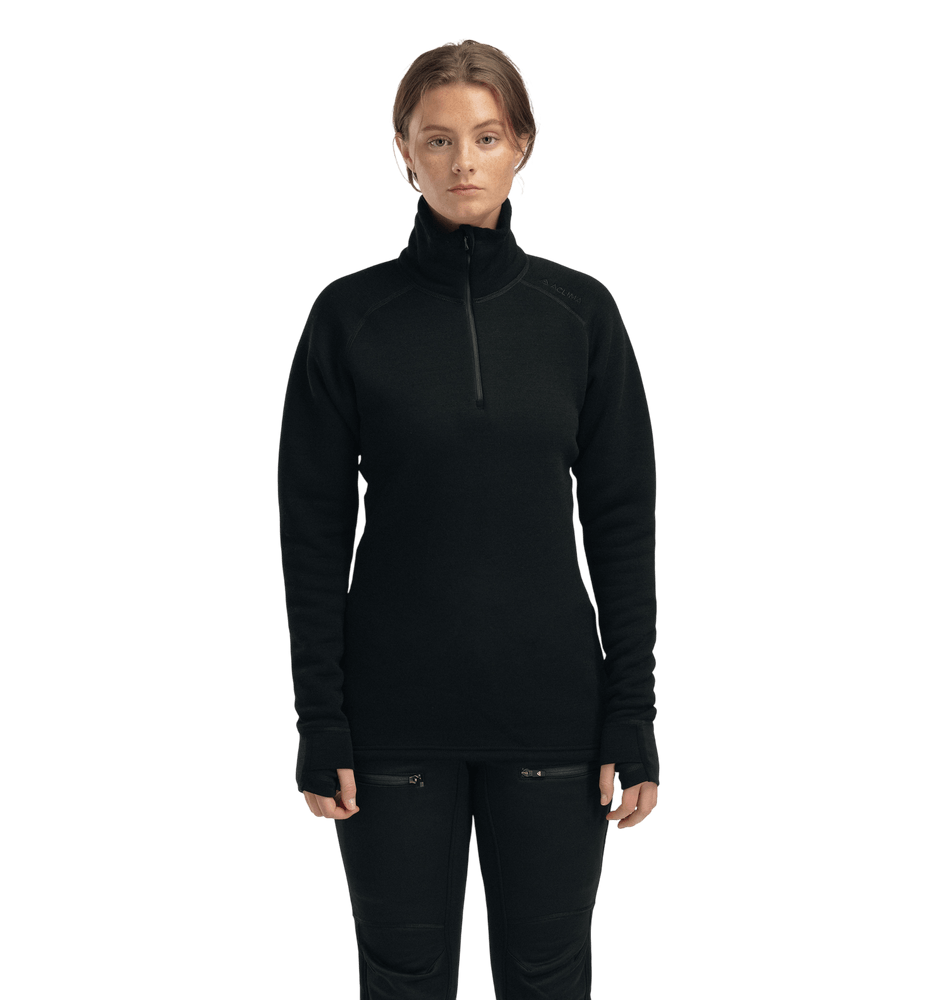 productCard.productImage: FleeceWool V2 Polo w/ zip W's Jet Black