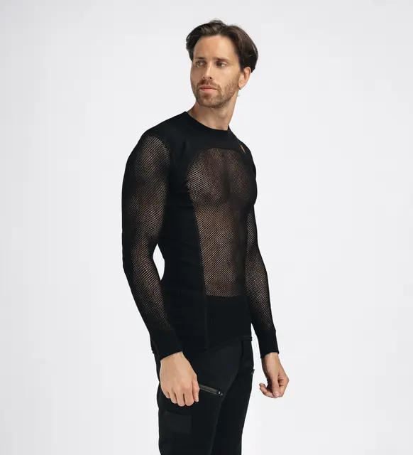 WoolNet Original crewneck M's Jet Black L 
