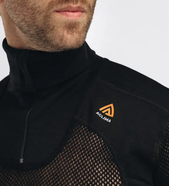 WoolNet Original polo M's Jet Black L 