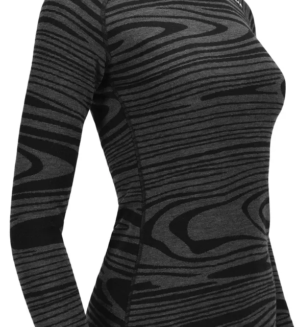 WarmWool crewneck W's Black Motion L 