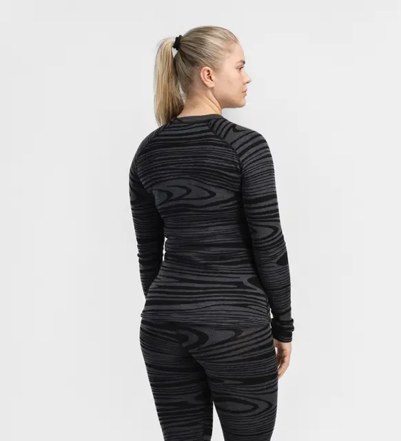WarmWool crewneck W's Black Motion L 