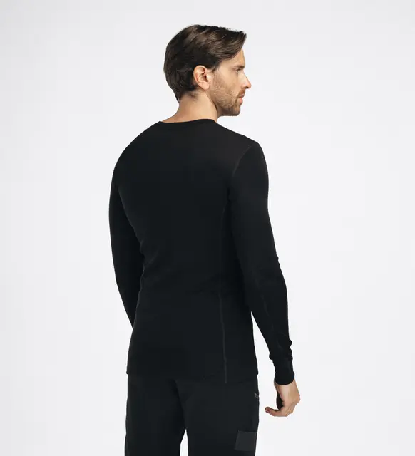 WarmWool crewneck M's Jet Black L 