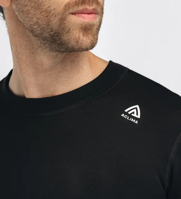 WarmWool crewneck M's Jet Black L 