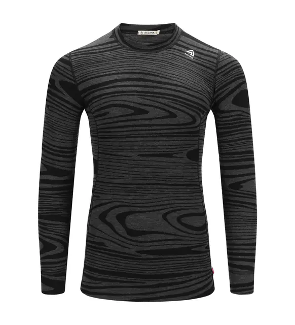 WarmWool crewneck M's Black Motion M 