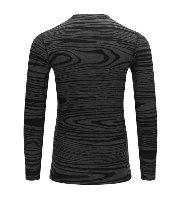 WarmWool crewneck M's Black Motion M 