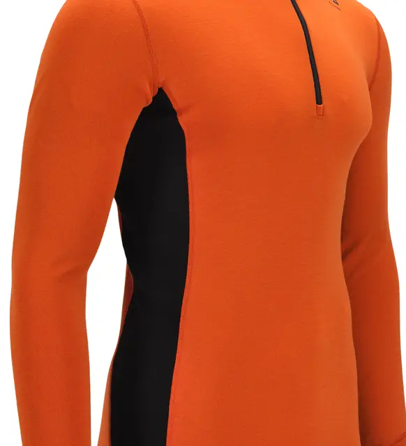 WarmWool mockneck M's Gold Flame/Jet Black L 