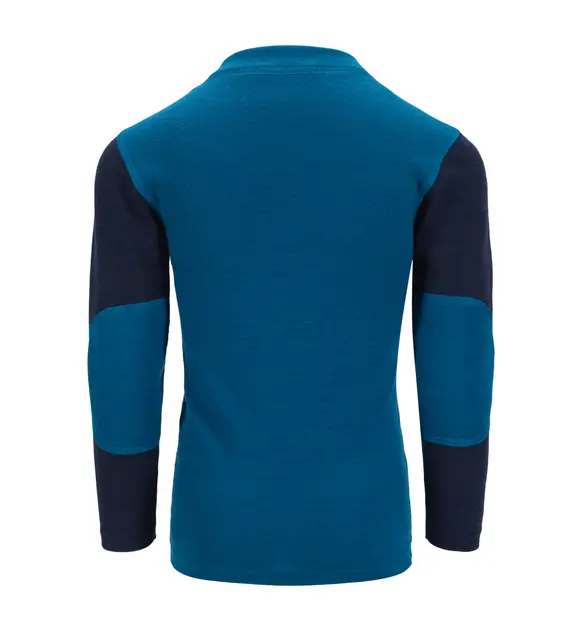 WarmWool crewneck Ch Corsair/Navy Blazer 100 