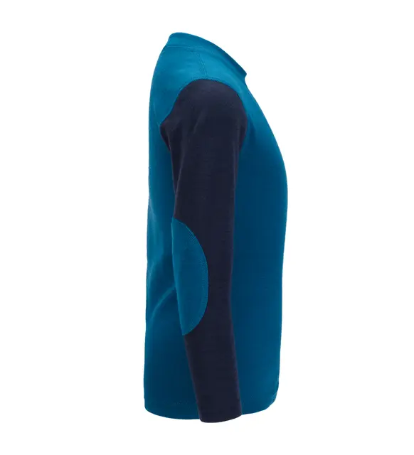 WarmWool crewneck Ch Corsair/Navy Blazer 100 