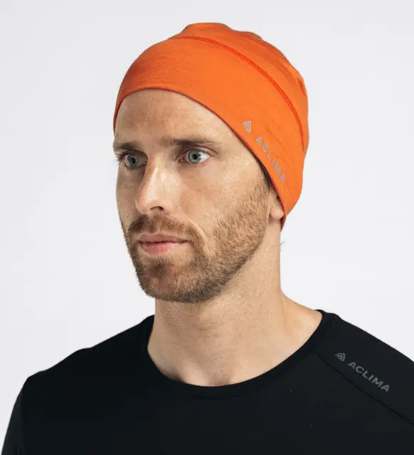LightWool 140 beanie Apricot Orange Onesize 