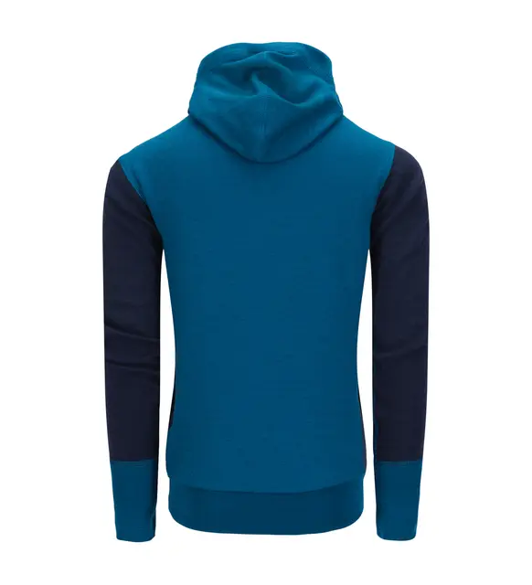 WarmWool hoodsweater Ch Corsair/Navy Blazer 100 