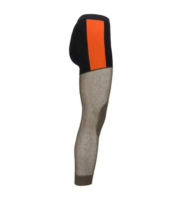 WoolNet Hybrid longs M's Jet Black/Tarmac/Gold Flame S 