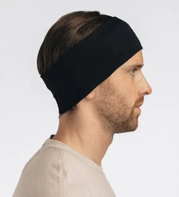 LightWool 140 headband Jet Black M 