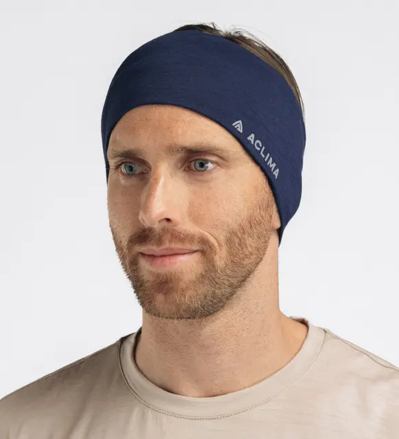 LightWool 140 headband Navy Blazer L 