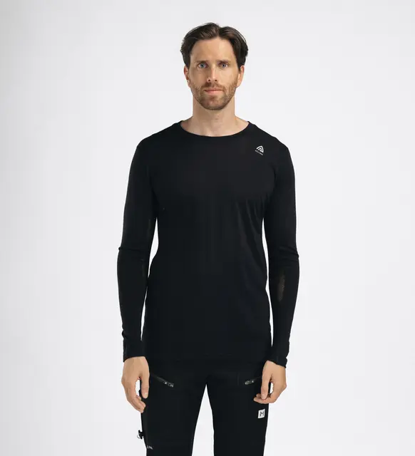 LightWool 140 sportshirt M's Jet Black S 